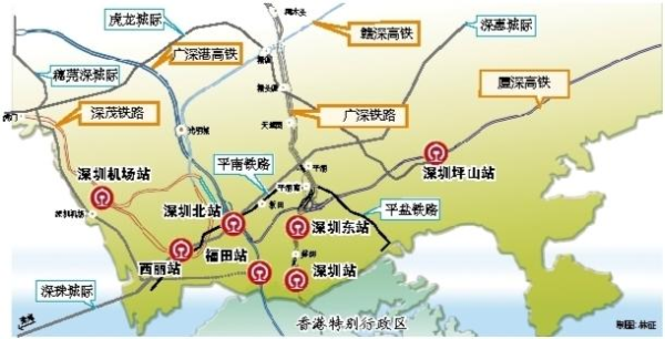 深圳站在哪里「深圳站在哪里坐高铁」-图3