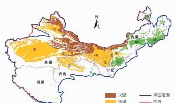 中国哪里有沙漠地区-图1