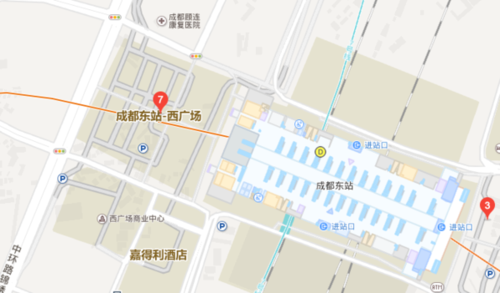 成都高铁东站在哪里,成都东站高铁站在哪里接人-图1