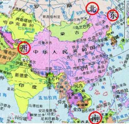 中国位于亚洲哪里（中国东西南北的距离有多少）-图3